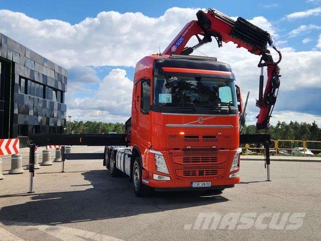 Volvo FH 540 6x2 HMF 5020-K6 Fly Jib Tractor 5th whee Nosturiautot