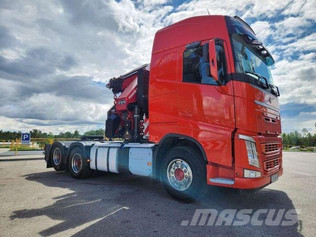 Volvo FH 540 6x2 HMF 5020-K6 Fly Jib Tractor 5th whee Nosturiautot