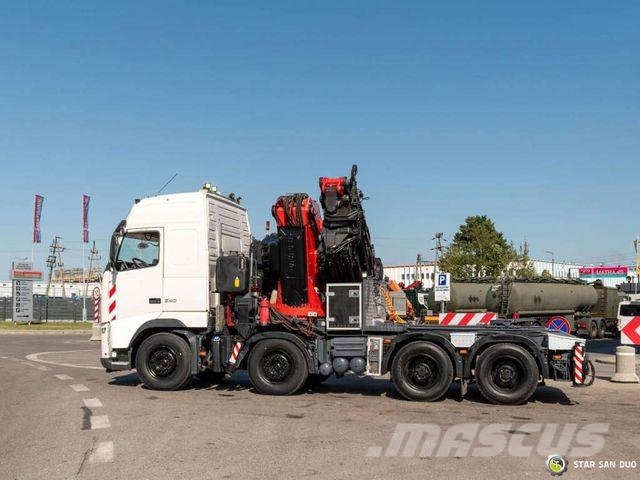 Volvo FH 540 8x4 Fassi F1300RA.2.28 Crane Fly Jib Vlakke laadvloer met kraan