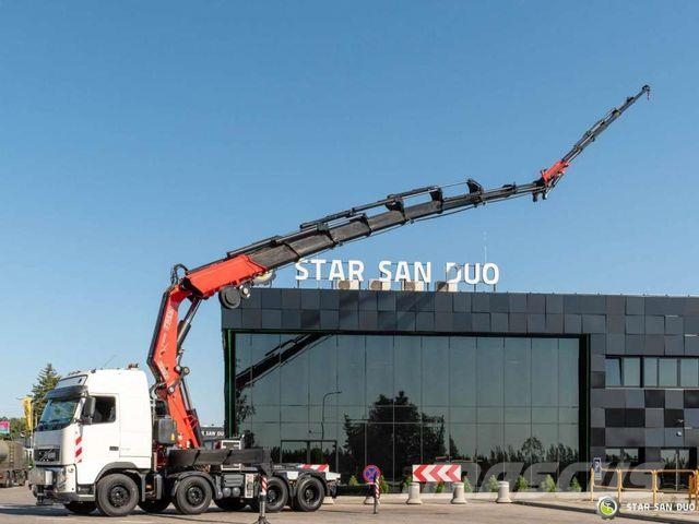 Volvo FH 540 8x4 Fassi F1300RA.2.28 Crane Fly Jib Vlakke laadvloer met kraan