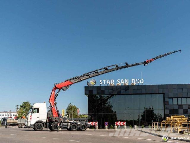 Volvo FH 540 8x4 Fassi F1300RA.2.28 Crane Fly Jib Vlakke laadvloer met kraan