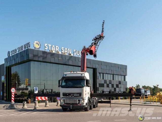 Volvo FH 540 8x4 Fassi F1300RA.2.28 Crane Fly Jib Vlakke laadvloer met kraan