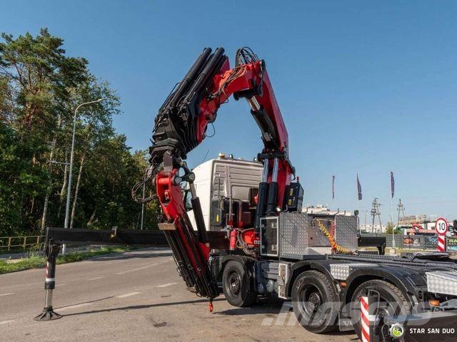 Volvo FH 540 8x4 Fassi F1300RA.2.28 Crane Fly Jib Vlakke laadvloer met kraan