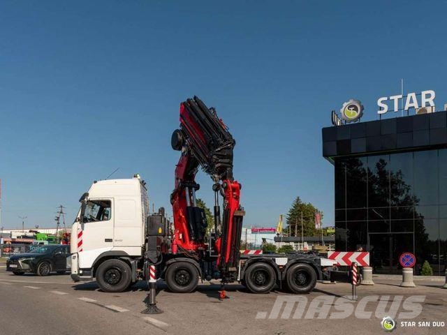 Volvo FH 540 8x4 Fassi F1300RA.2.28 Crane Fly Jib Vetopöytäautot