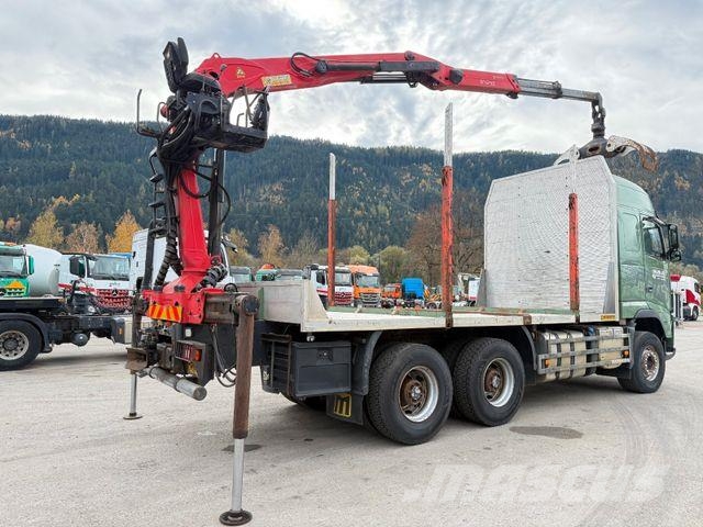 Volvo FH16 600 6X4 LL I-shift Kran Epsilon M120Z Samochody do przewozu drewna