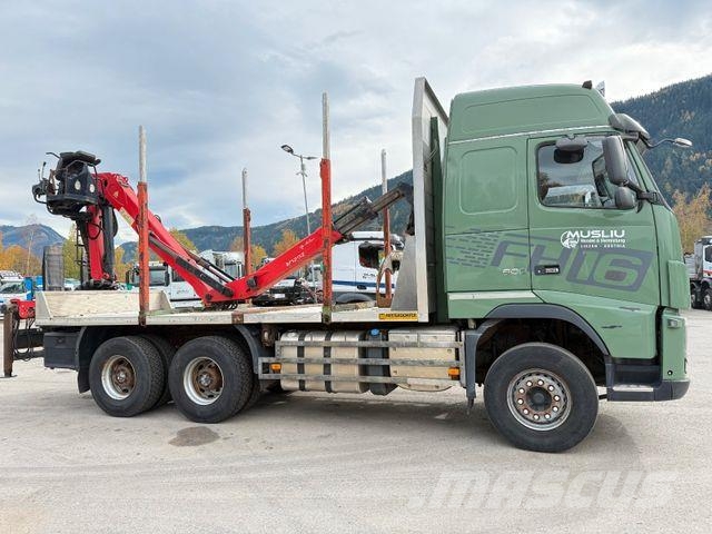 Volvo FH16 600 6X4 LL I-shift Kran Epsilon M120Z Samochody do przewozu drewna