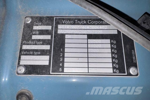 Volvo FH16-750 4x2 Тягачі