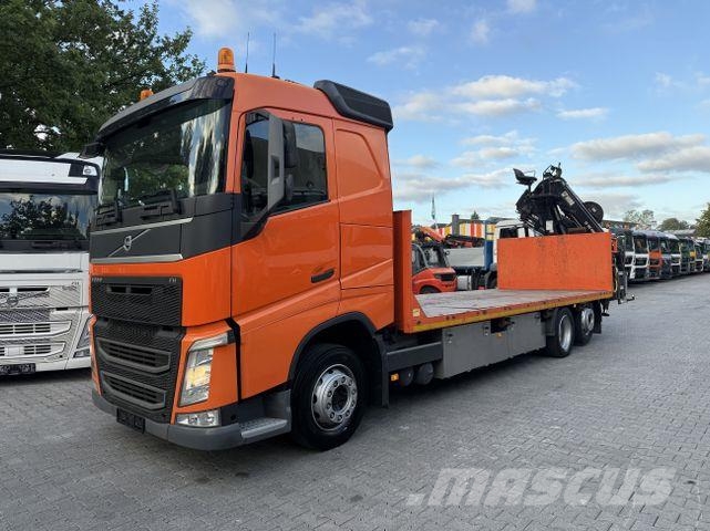 Volvo FH420 6X2*4 Kran Hiab 166-4 Pritschenwagen/Pritschenwagen mit Seitenklappe