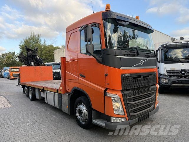 Volvo FH420 6X2*4 Kran Hiab 166-4 Pritschenwagen/Pritschenwagen mit Seitenklappe