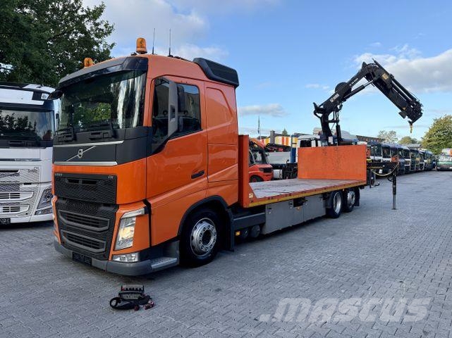 Volvo FH420 6X2*4 Kran Hiab 166-4 Pritschenwagen/Pritschenwagen mit Seitenklappe