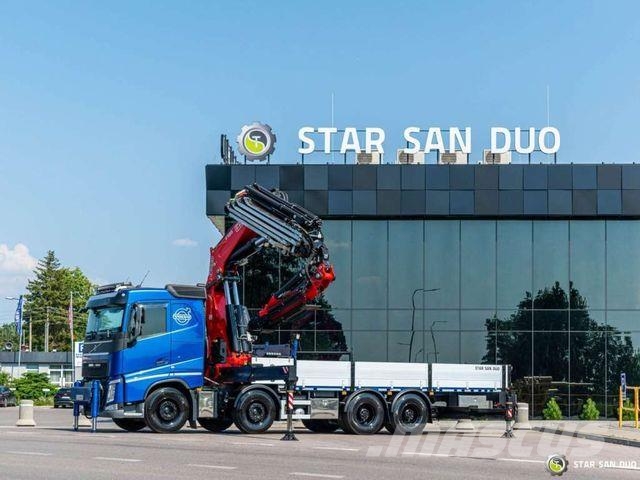 Volvo FH500 8x4 FASSI F1150 .2.28 Fly Jib Crane Baske Caminhões guindaste