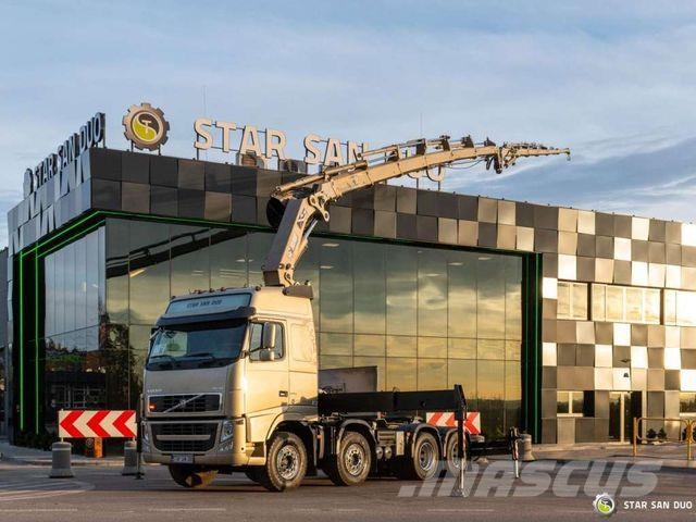 Volvo FH540 8x4 HIAB 477 E-6XS Crane Fly Jib Winch Φορτηγά με Γερανό