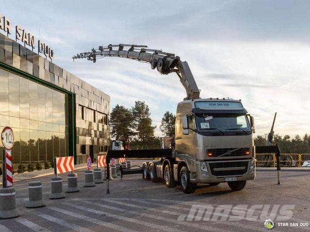 Volvo FH540 8x4 HIAB 477 E-6XS Crane Fly Jib Winch Φορτηγά με Γερανό