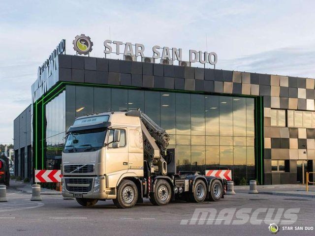 Volvo FH540 8x4 HIAB 477 E-6XS Crane Fly Jib Winch Φορτηγά με Γερανό