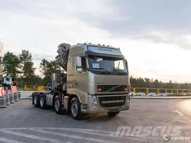 Volvo FH540 8x4 HIAB 477 E-6XS Crane Fly Jib Winch Φορτηγά με Γερανό