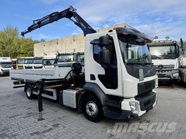 Volvo FL 210 Kran Hiab X-HiDuo 082 Tovornjaki s kesonom/platojem