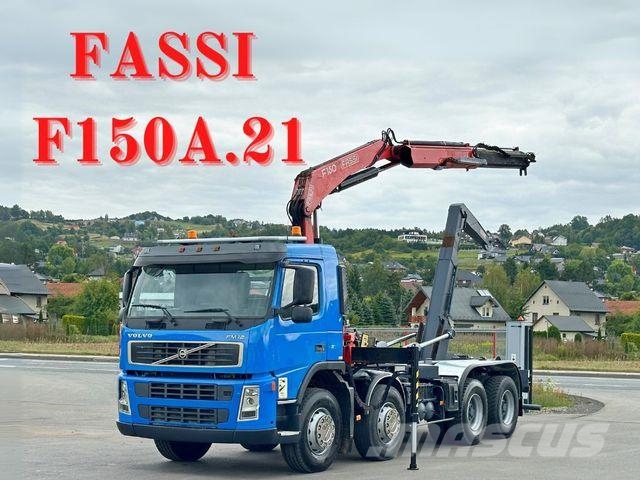 Volvo FM 12.420 * FASSI F150A.21 * 8x4 * TOP 吊鉤式起重車