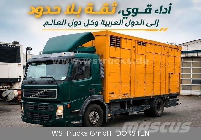 Volvo FM 260 mit KABA 2 Stock Vollalu Viehtransporter Dieren transport