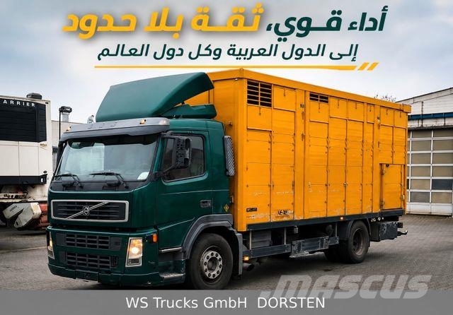Volvo FM 260 mit KABA 2 Stock Vollalu Viehtransporter Camiones de ganado