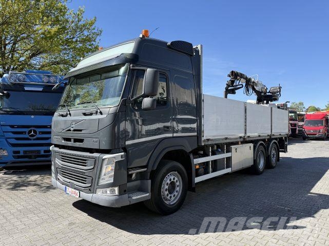 Volvo FM 370 6X2 Kran Kennis K14R Baustoff Автокранове
