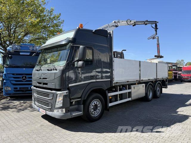 Volvo FM 370 6X2 Kran Kennis K14R Baustoff Автокранове