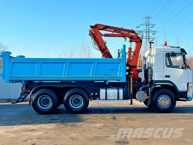 Volvo FM 380 Kipper 5,10 m * ATLAS TEREX 135.2ME-A2 Savivarčių priekabų vilkikai