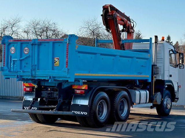 Volvo FM 380 Kipper 5,10 m * ATLAS TEREX 135.2ME-A2 Savivarčių priekabų vilkikai