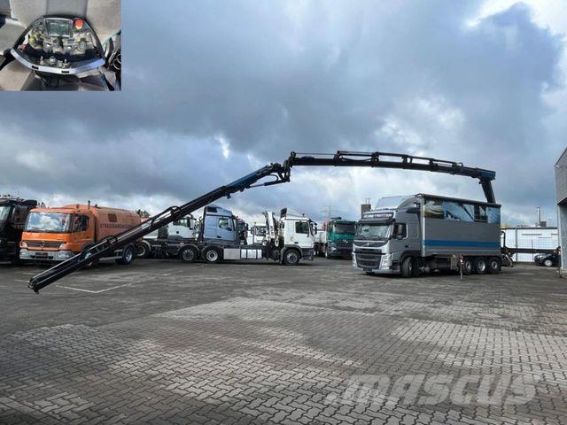 Volvo FM 420 8x2/4 Pritsche Heckkran PK34.000+Jib+Funk Curtainsider trucks