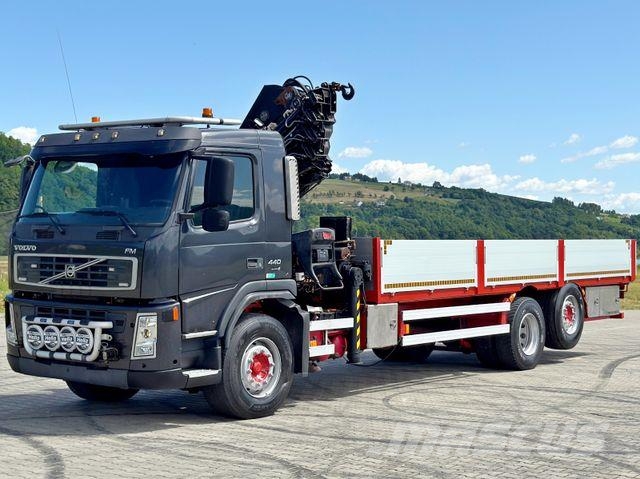 Volvo FM 440 * HIAB 288 E - 8 HIPRO/FUNK * TOPZUSTAND Darus teherautók
