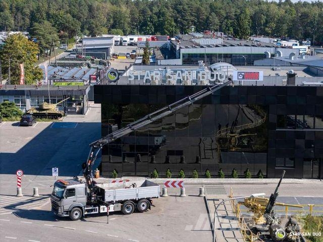 Volvo FM 450 6x2 HIAB 288 E-6 HIPRO Crane Grab Tipper Araç üzeri vinçler