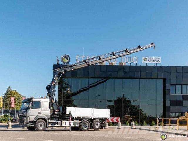 Volvo FM 450 6x2 HIAB 288 E-6 HIPRO Crane Grab Tipper Araç üzeri vinçler