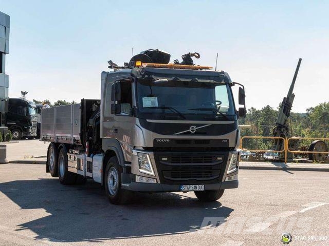 Volvo FM 450 6x2 HIAB 288 E-6 HIPRO Crane Grab Tipper Damperli kamyonlar