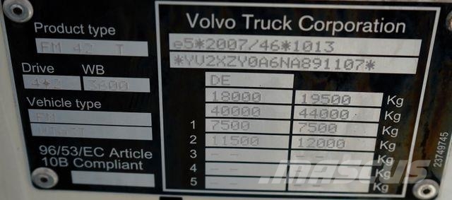 Volvo FM / 460 / E 6 / ACC / PEŁNY ADR / LEKKI / 6640 Седельные тягачи