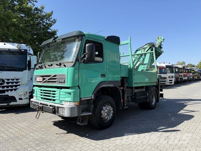 Volvo FM12 420 4X4 Kran MKG 300 bis 24 Meter Φορτηγά Kαρότσα με ανοιγόμενα πλαϊνά