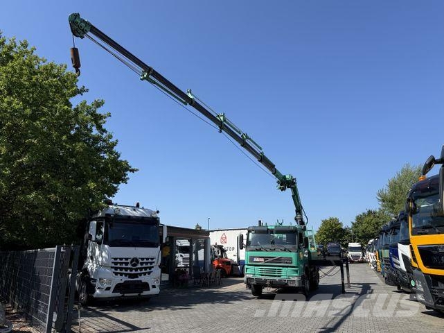 Volvo FM12 420 4X4 Kran MKG 300 bis 24 Meter Φορτηγά Kαρότσα με ανοιγόμενα πλαϊνά