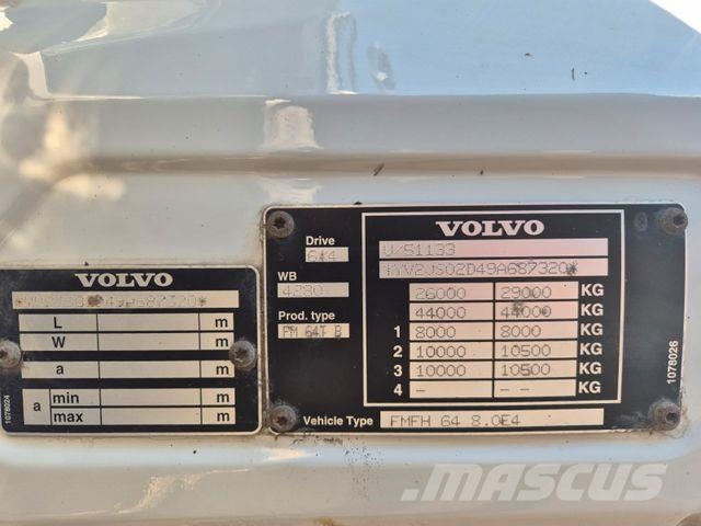 Volvo FM13 440 6x4 Retarder Hydraulik Vilcēji