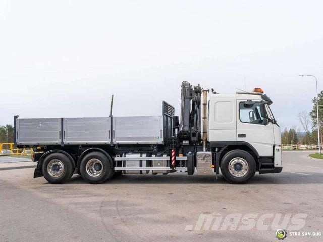 Volvo FM430 6x2 HIAB 166 E-5 HIPRO Crane Kipper Camiones grúa