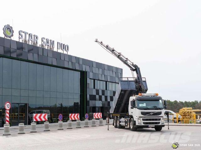 Volvo FM430 6x2 HIAB 166 E-5 HIPRO Crane Kipper Camiones grúa