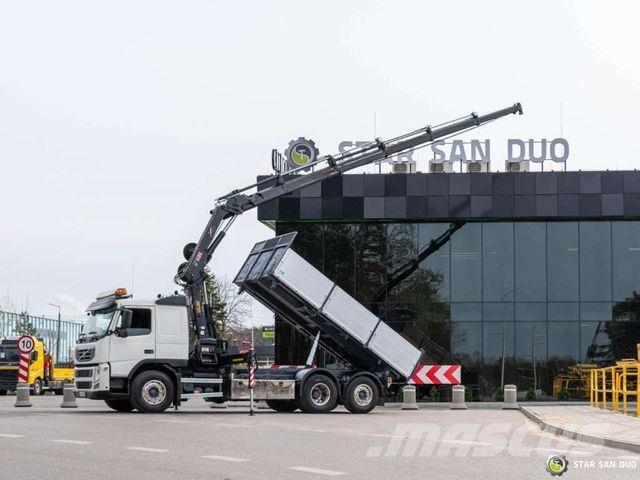 Volvo FM430 6x2 HIAB 166 E-5 HIPRO Crane Kipper Camiones grúa