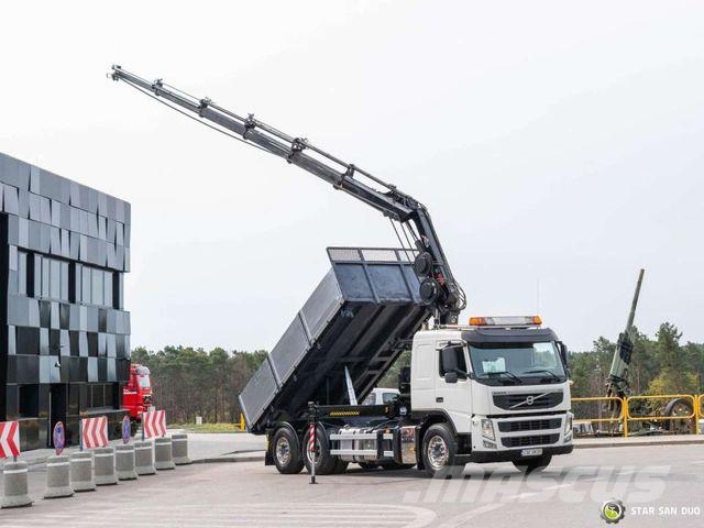 Volvo FM430 6x2 HIAB 166 E-5 HIPRO Crane Kipper Camiones grúa