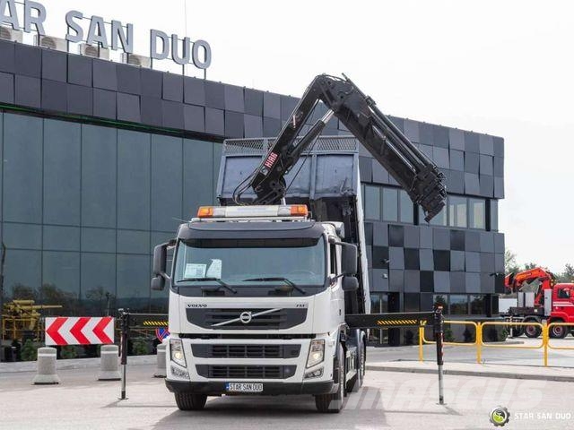 Volvo FM430 6x2 HIAB 166 E-5 HIPRO Crane Kipper Camiones grúa