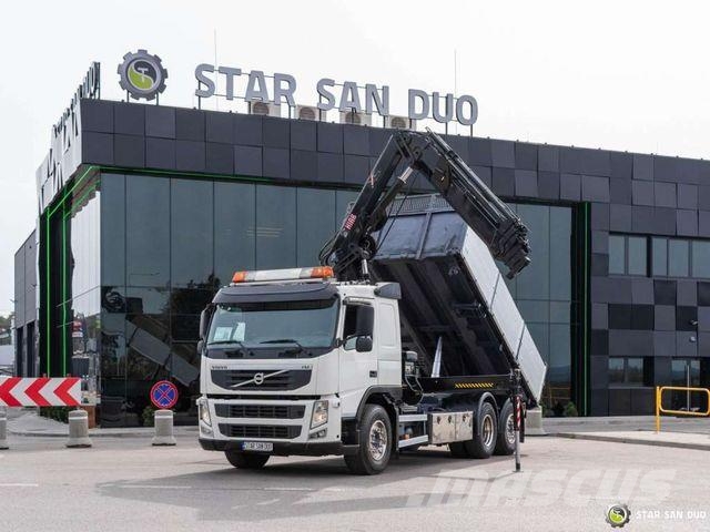 Volvo FM430 6x2 HIAB 166 E-5 HIPRO Crane Kipper Kiperi kamioni