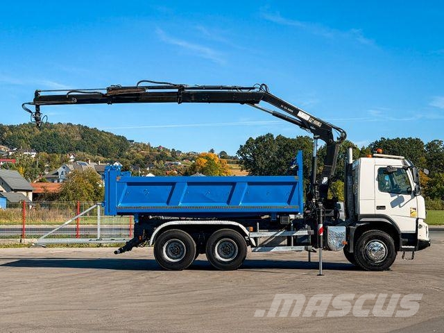 Volvo FMX 410 Kipper 5,00 m HIAB 122 HIDUO FUNK * 6x4 Camiones grúa