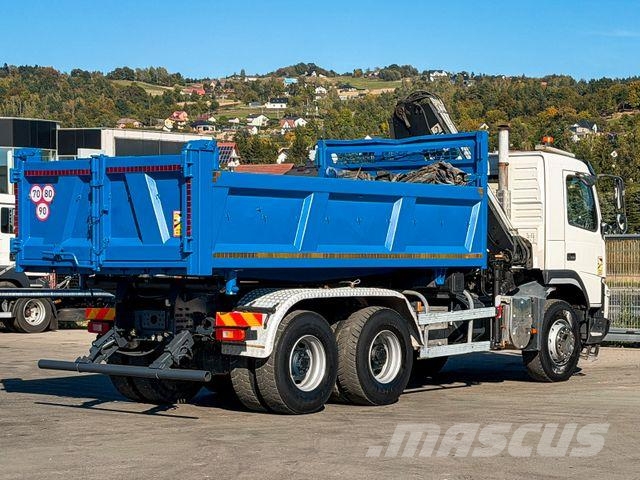 Volvo FMX 410 Kipper 5,00 m HIAB 122 HIDUO FUNK * 6x4 Camiones grúa