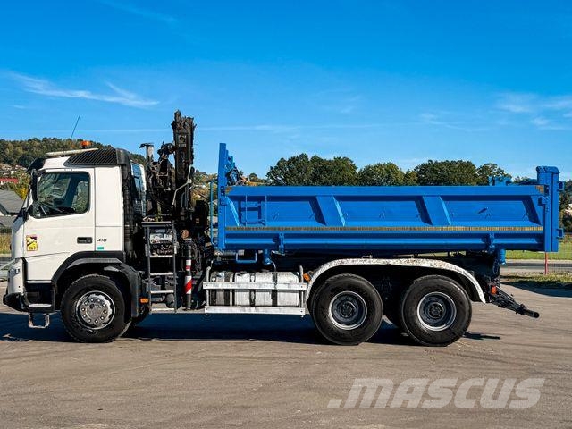Volvo FMX 410 Kipper 5,00 m HIAB 122 HIDUO FUNK * 6x4 Camiones grúa