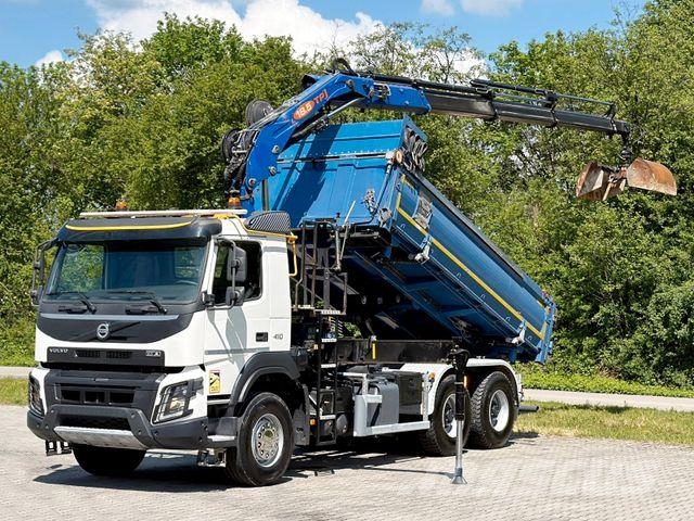 Volvo FMX 410 Kipper 4,90m *PM 18.5 TP/FUNK *6x4 Nosturiautot