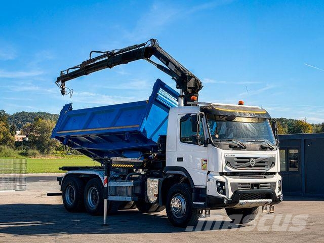 Volvo FMX 410 Kipper 5,00 m HIAB 122 HIDUO FUNK * 6x4 Camiones grúa