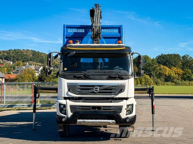 Volvo FMX 410 Kipper 5,00 m HIAB 122 HIDUO FUNK * 6x4 Camiones grúa