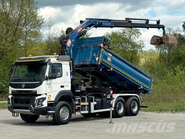 Volvo FMX 410 Kipper 5,00m *PM 18.5 TP/FUNK *6x4 Autožeriavy, hydraulické ruky
