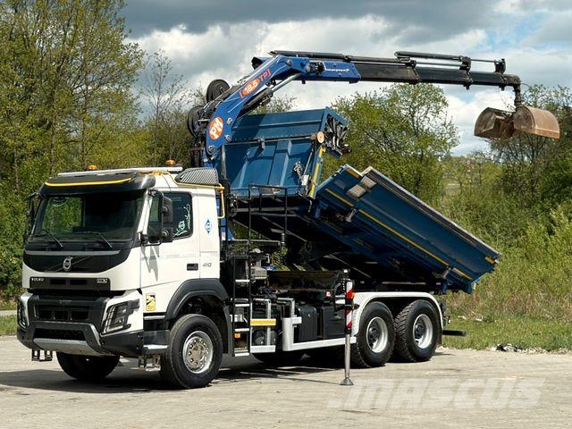 Volvo FMX 410 Kipper 5,00m *PM 18.5 TP/FUNK *6x4 Autožeriavy, hydraulické ruky